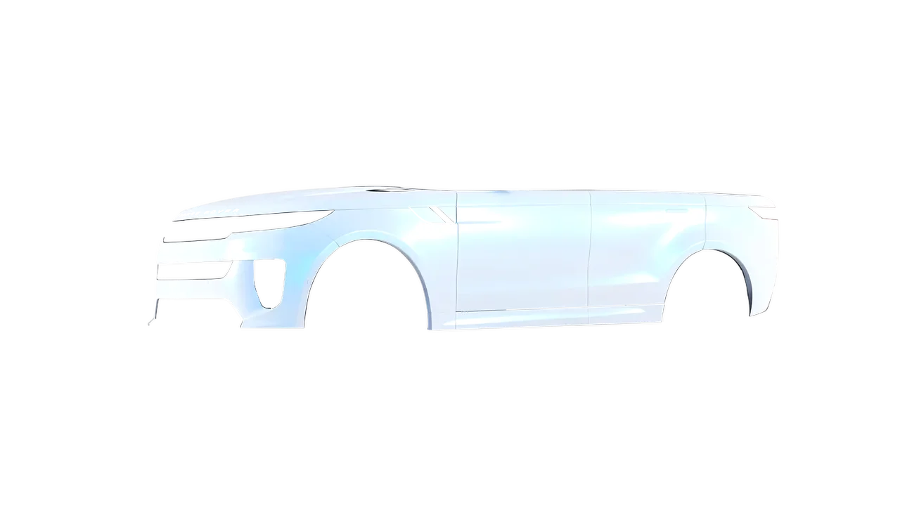 Land Rover Range Rover Sport SV 2024 wrapped in Matt Blue White Pearlescent (KPMF K75584), front three-quarter view