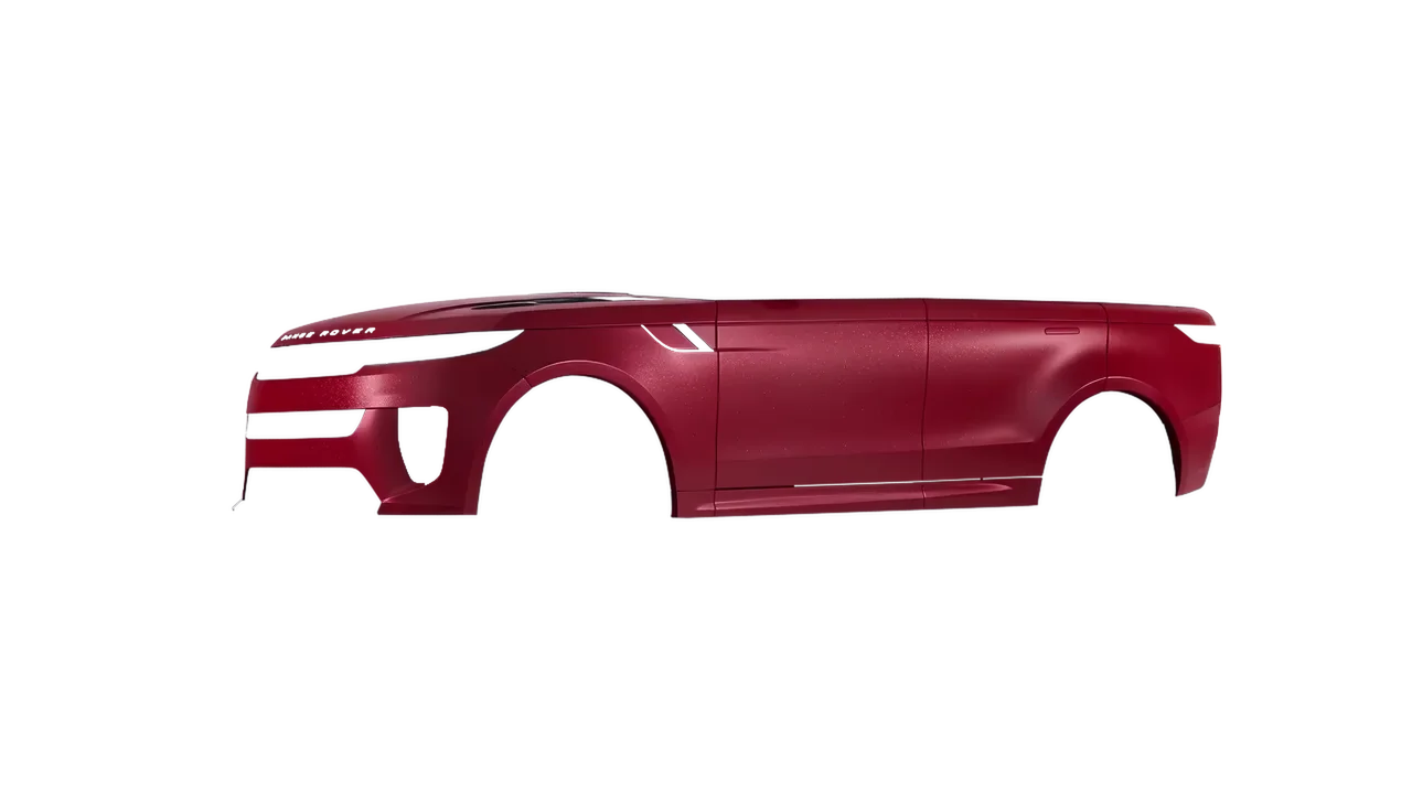 Land Rover Range Rover Sport SV 2024 wrapped in Imperial Red Matt (ORACAL 970RA-372M), front three-quarter view