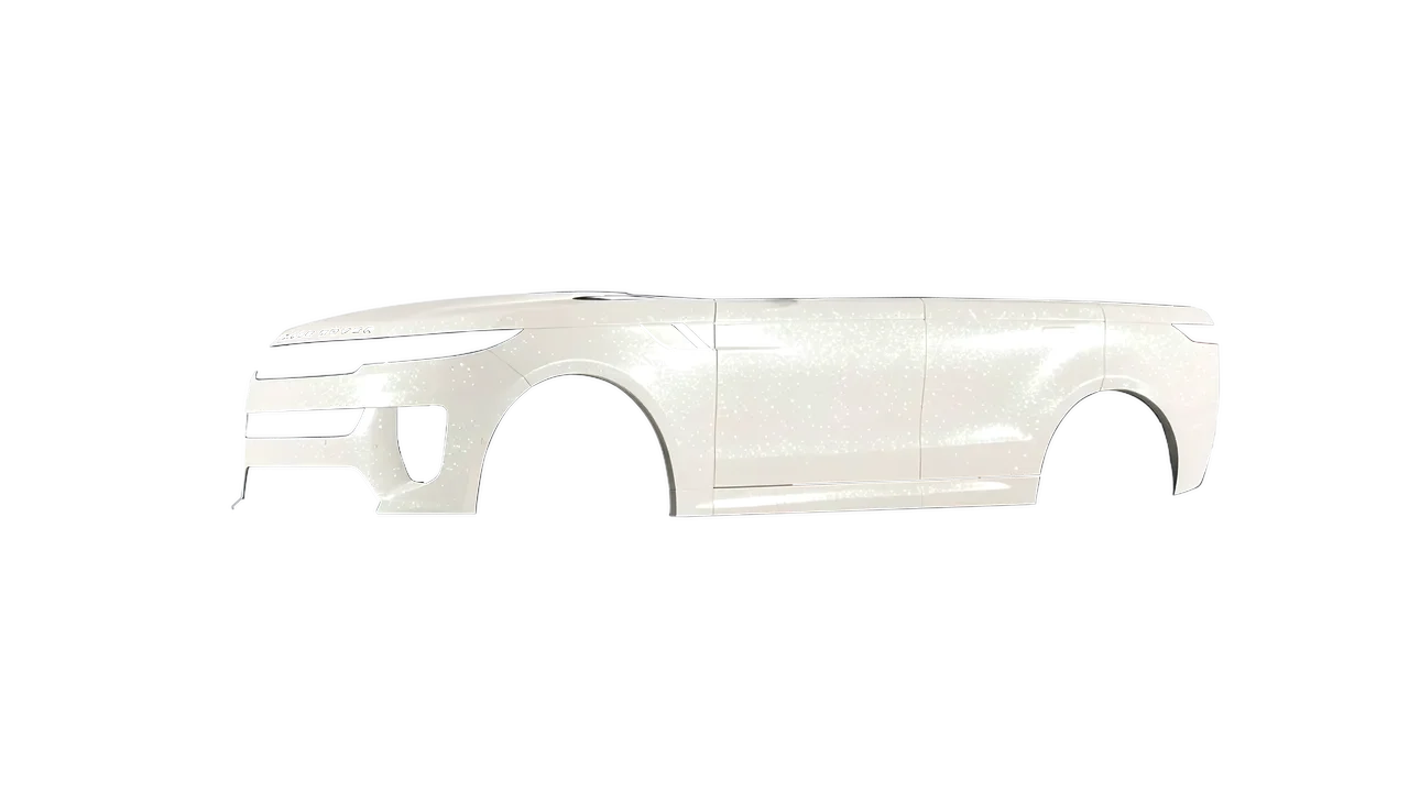 Land Rover Range Rover Sport SV 2024 wrapped in Nacre Gloss (ORACAL 970RA-946G), front three-quarter view