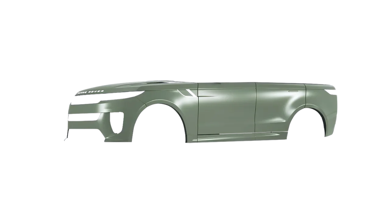 Land Rover Range Rover Sport SV 2024 wrapped in Satin Komodo Green (3M S56), front three-quarter view