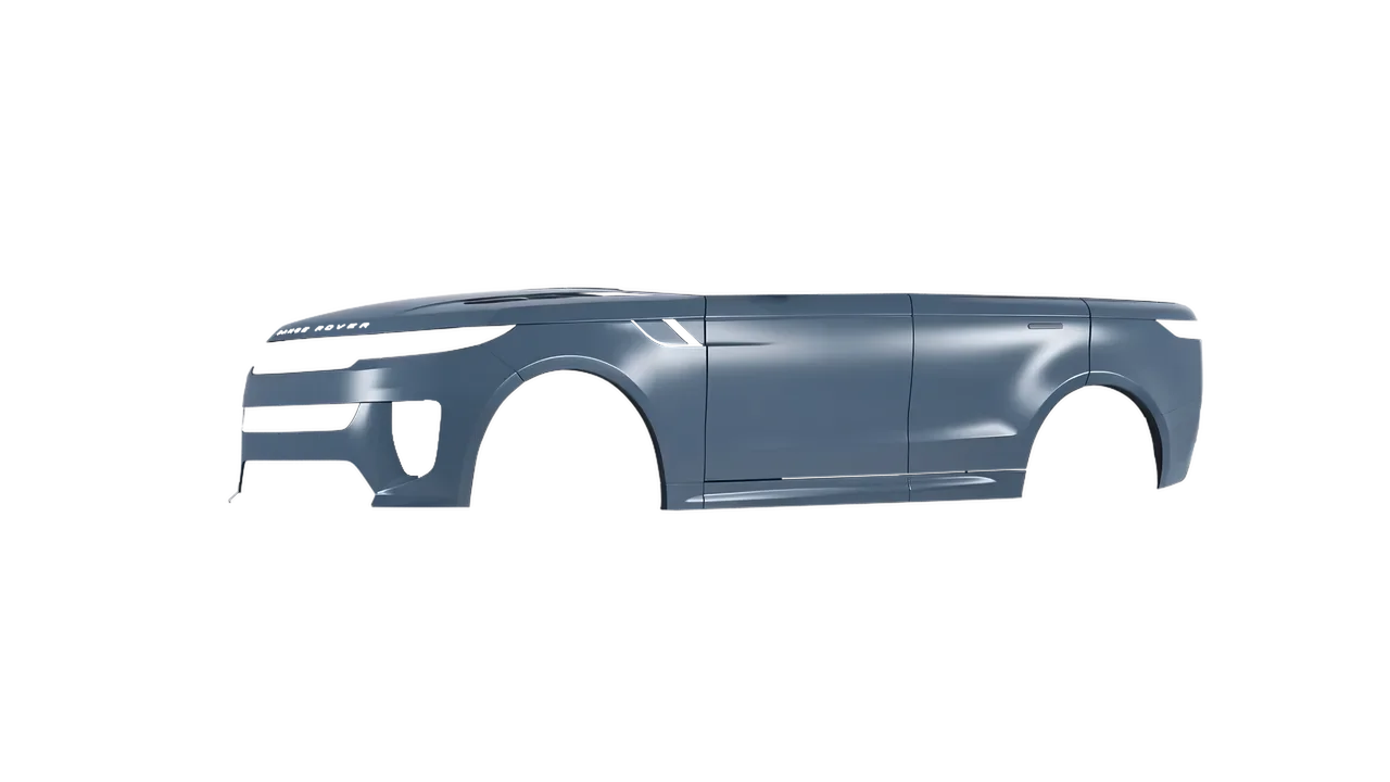 Land Rover Range Rover Sport SV 2024 wrapped in Satin Lunar Blue (3M S87), front three-quarter view