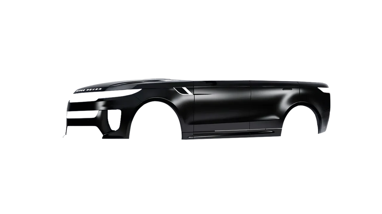 Land Rover Range Rover Sport SV 2024 wrapped in Satin Perfect Black (KPMF K75530), front three-quarter view