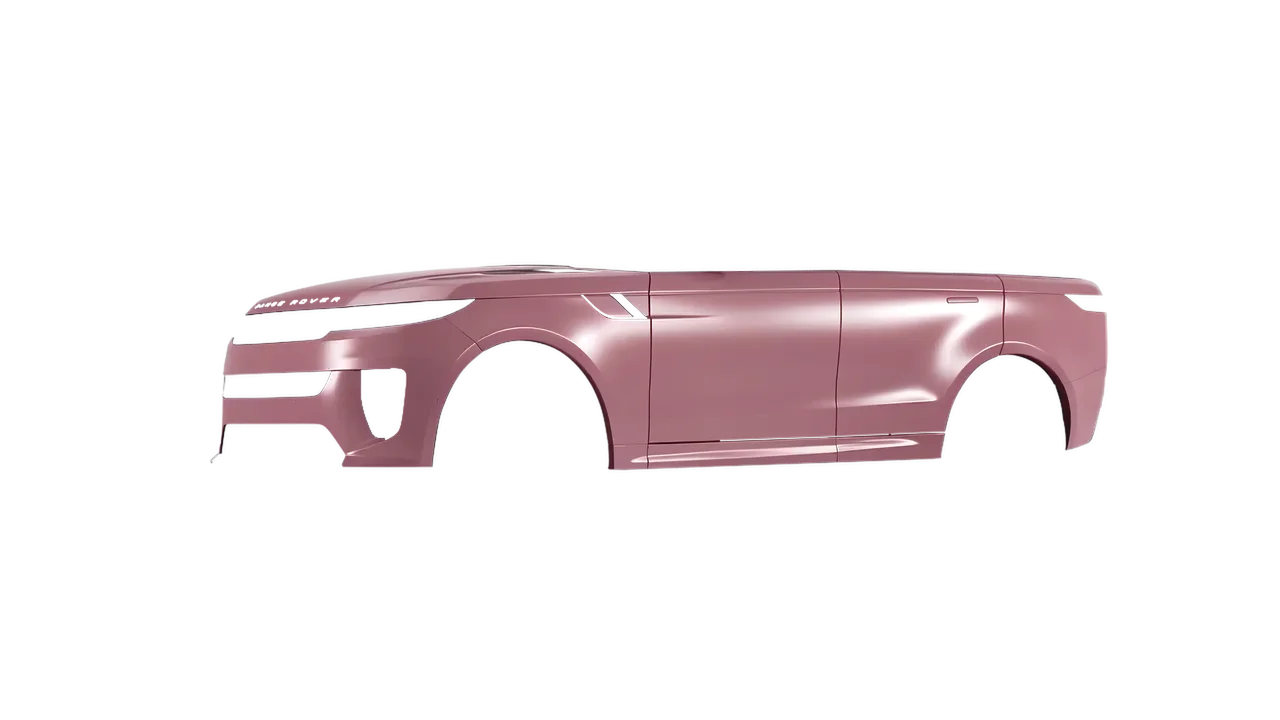 Land Rover Range Rover Sport SV 2024 wrapped in Satin Velvet Rose (3M S23), front three-quarter view