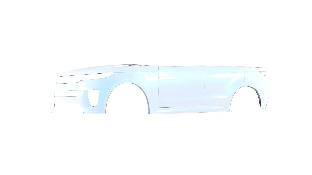 Land Rover Range Rover Sport SV 2024 wrapped in Pacific Blue White Starlight Gloss (KPMF K75476), front three-quarter view