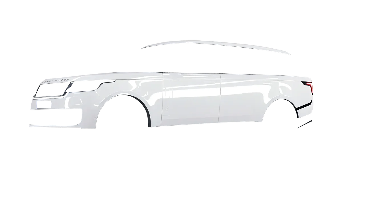 Land Rover Range Rover SV LWB Serenity 2022 wrapped in Gloss White (3M G10), front three-quarter view