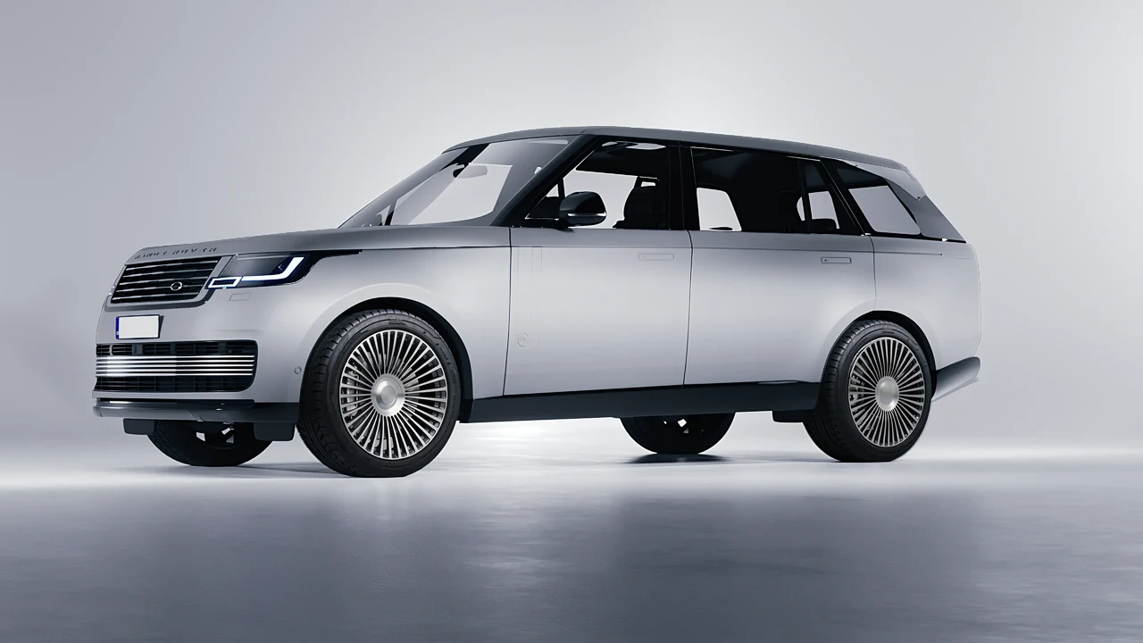 Land Rover Range Rover SV LWB Serenity 2022 on RDB LA 50 forged wheels, front three-quarter view