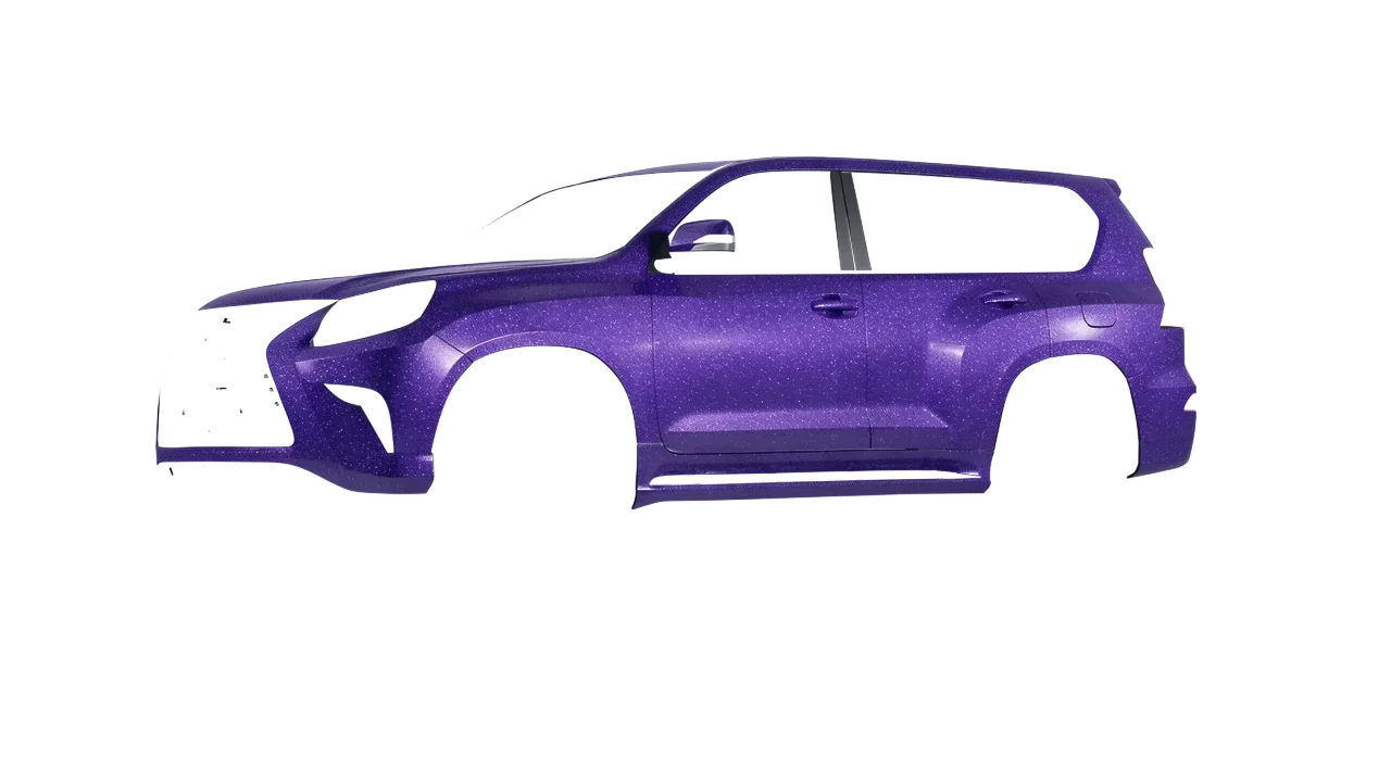 Lexus GX460 2021 wrapped in Purple (Avery Dennison SW900-587-D), front three-quarter view