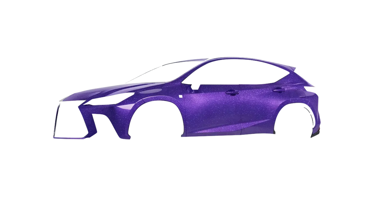 Lexus NX300 F Sport 2022 wrapped in Purple (Avery Dennison SW900-587-D), front three-quarter view