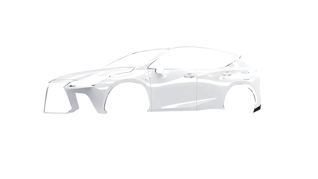 Lexus NX300 F Sport 2022 wrapped in Gloss White (3M G10), front three-quarter view