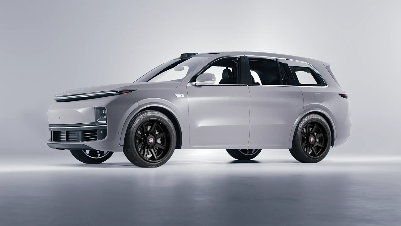 Lixiang Li L8 2025 on HRE Performance Wheels HD188H forged wheels, front three-quarter view