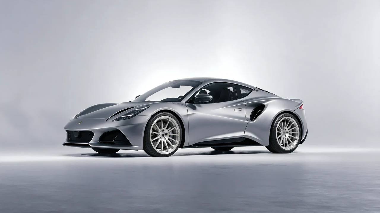 Lotus Emira 2022 on HRE Performance Wheels 303M forged wheels, front three-quarter view