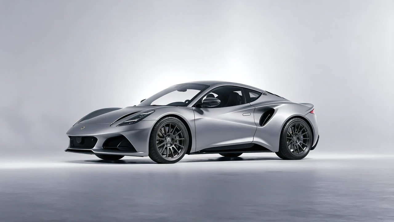 Lotus Emira 2022 on HRE Performance Wheels 313-GT forged wheels, front three-quarter view
