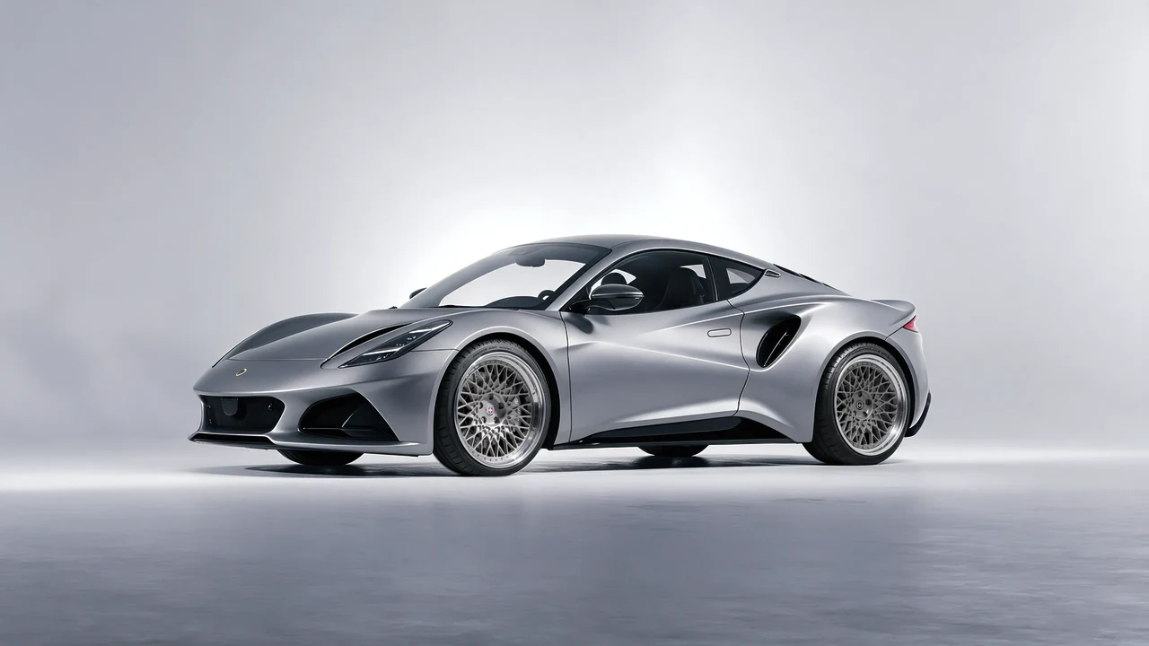 Lotus Emira 2022 on HRE Performance Wheels 501 forged wheels, front three-quarter view