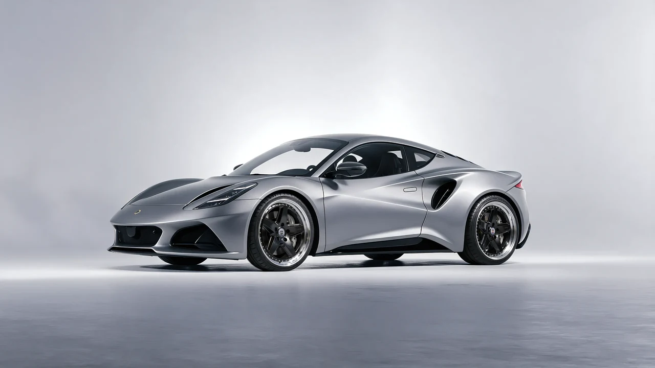 Lotus Emira 2022 on HRE Performance Wheels 517 forged wheels, front three-quarter view