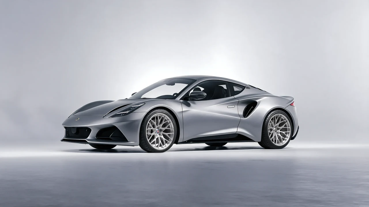 Lotus Emira 2022 on HRE Performance Wheels 520M forged wheels, front three-quarter view