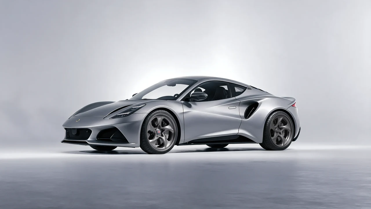 Lotus Emira 2022 on HRE Performance Wheels 522 forged wheels, front three-quarter view