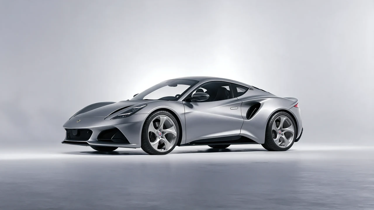 Lotus Emira 2022 on HRE Performance Wheels 522M forged wheels, front three-quarter view