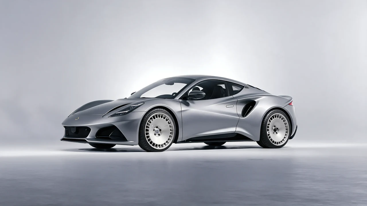 Lotus Emira 2022 on HRE Performance Wheels 935M forged wheels, front three-quarter view
