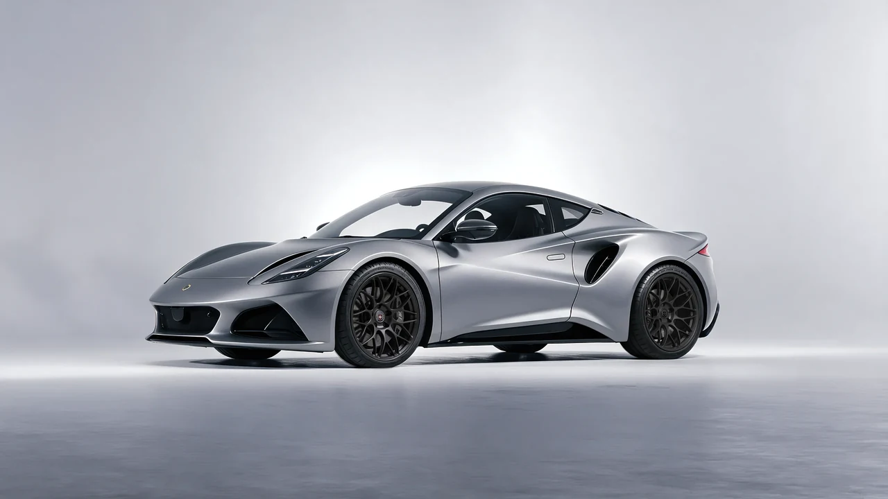Lotus Emira 2022 on HRE Performance Wheels RC100 forged wheels, front three-quarter view