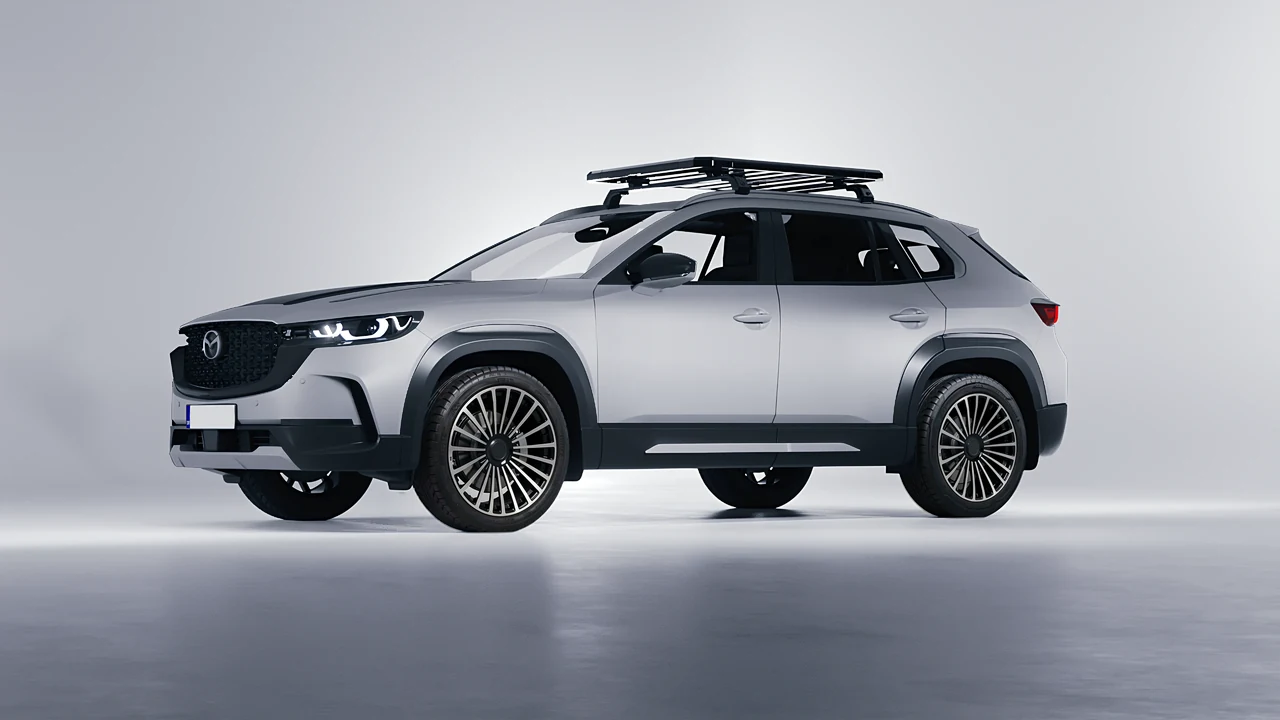 Mazda CX-50 2023 on RDB LA Twenty Three forged wheels, front three-quarter view