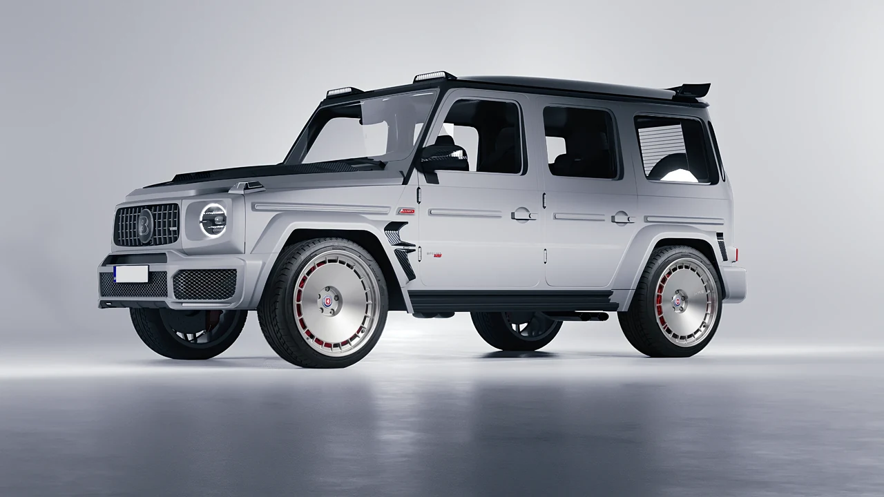 Mercedes-Benz AMG G63 Brabus 700 Widestar 2022 on HRE Performance Wheels 935 forged wheels, front three-quarter view