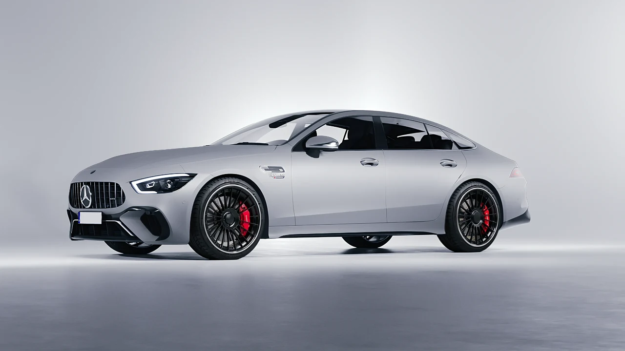 Mercedes-Benz AMG Gt63 S E Performance 4 Door 2023 on RDB LA Twenty Two forged wheels, front three-quarter view