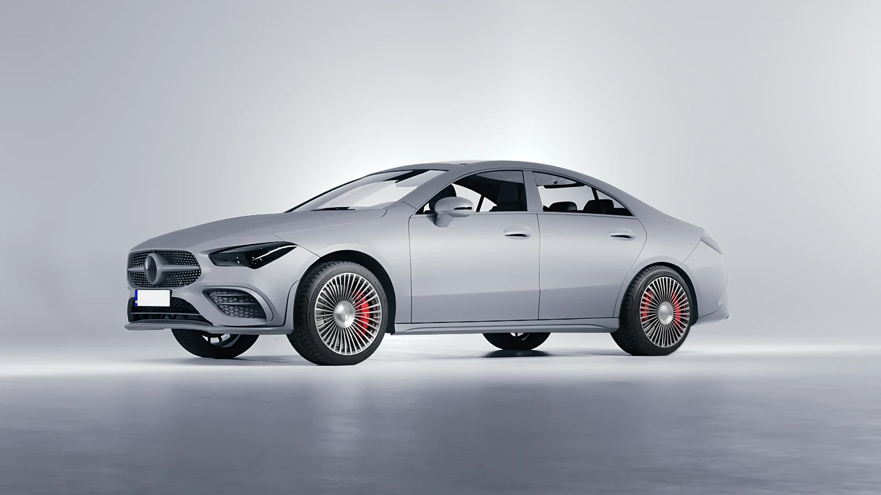 Mercedes-Benz CLA 250 Coupe 2020 on RDB LA 50 forged wheels, front three-quarter view