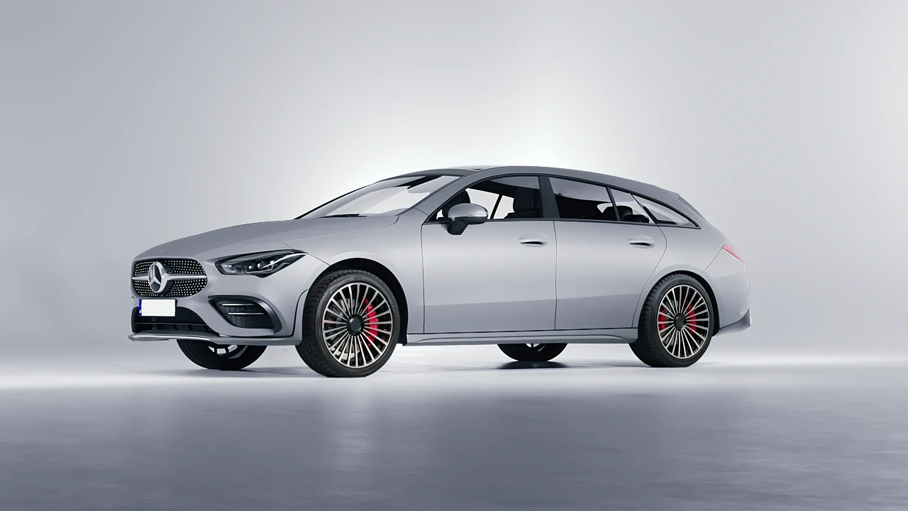 Mercedes-Benz CLA Shooting Brake 2020 on RDB LA Twenty Three forged wheels, front three-quarter view