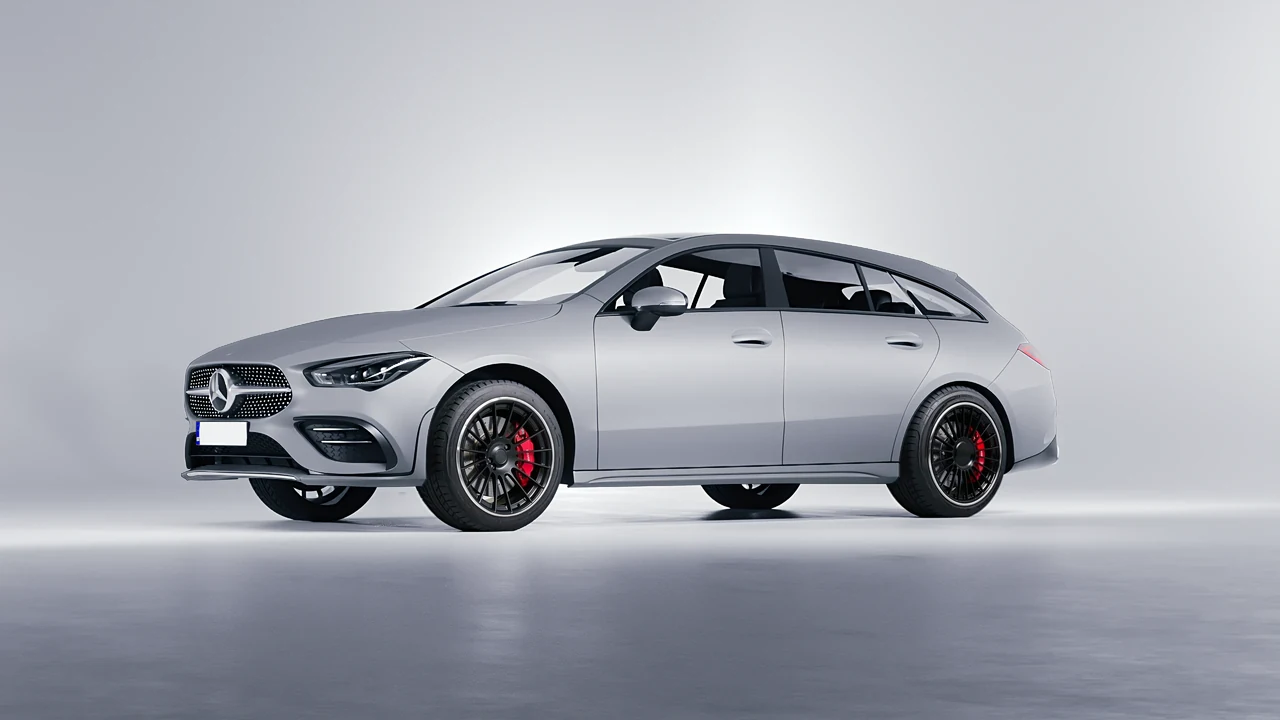 Mercedes-Benz CLA Shooting Brake 2020 on RDB LA Twenty Two forged wheels, front three-quarter view
