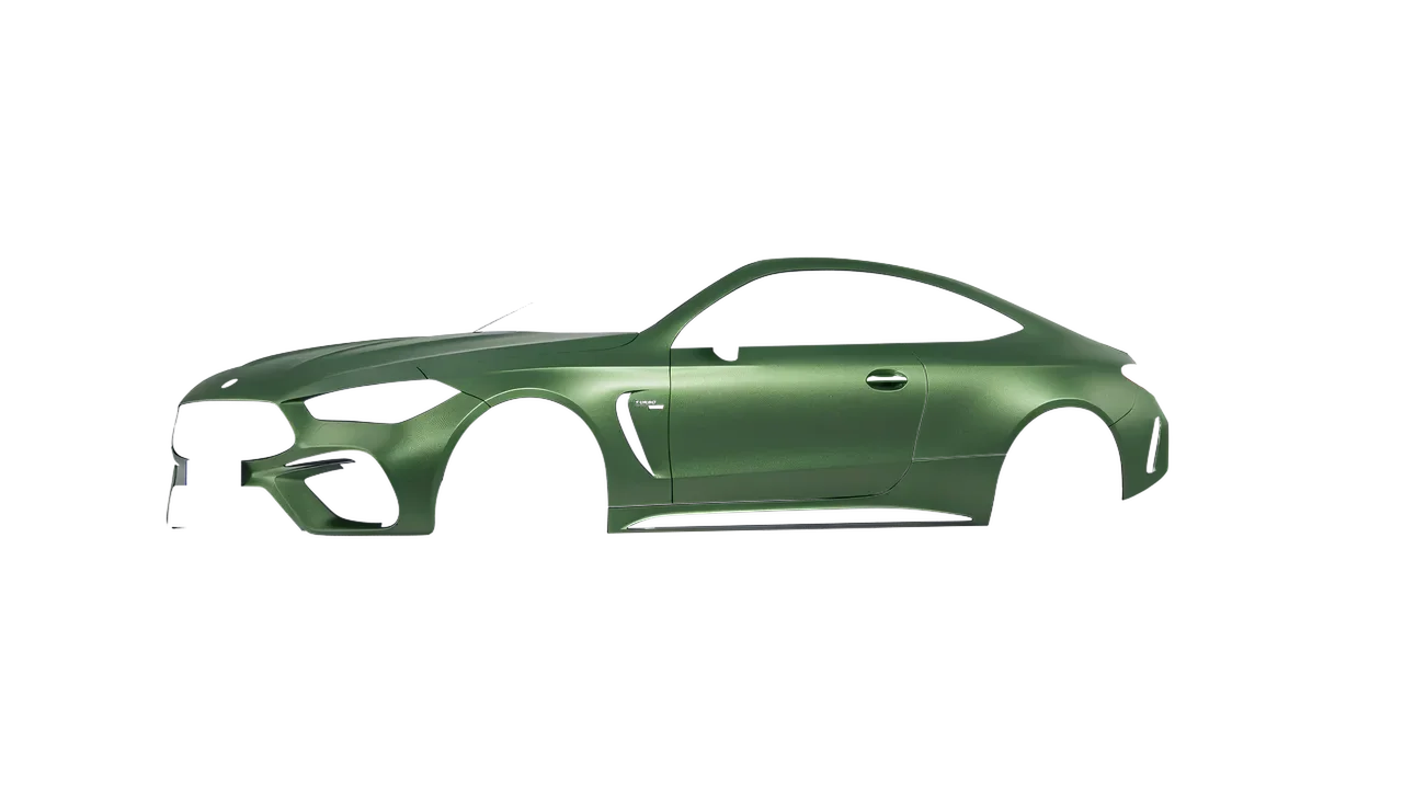 Mercedes-Benz CLE 53 AMG Coupe 2024 wrapped in Apple Green (Avery Dennison SW900-745-M), front three-quarter view