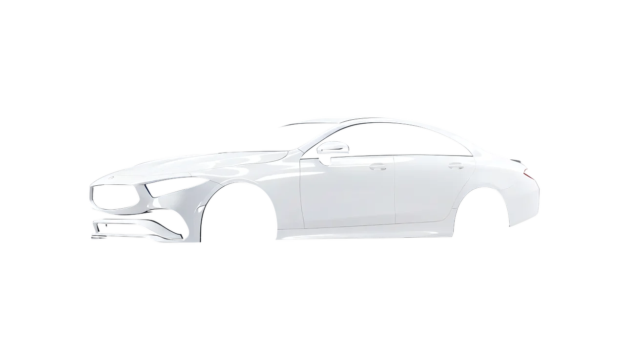 Mercedes-Benz CLS Class 2022 wrapped in Gloss White (3M G10), front three-quarter view