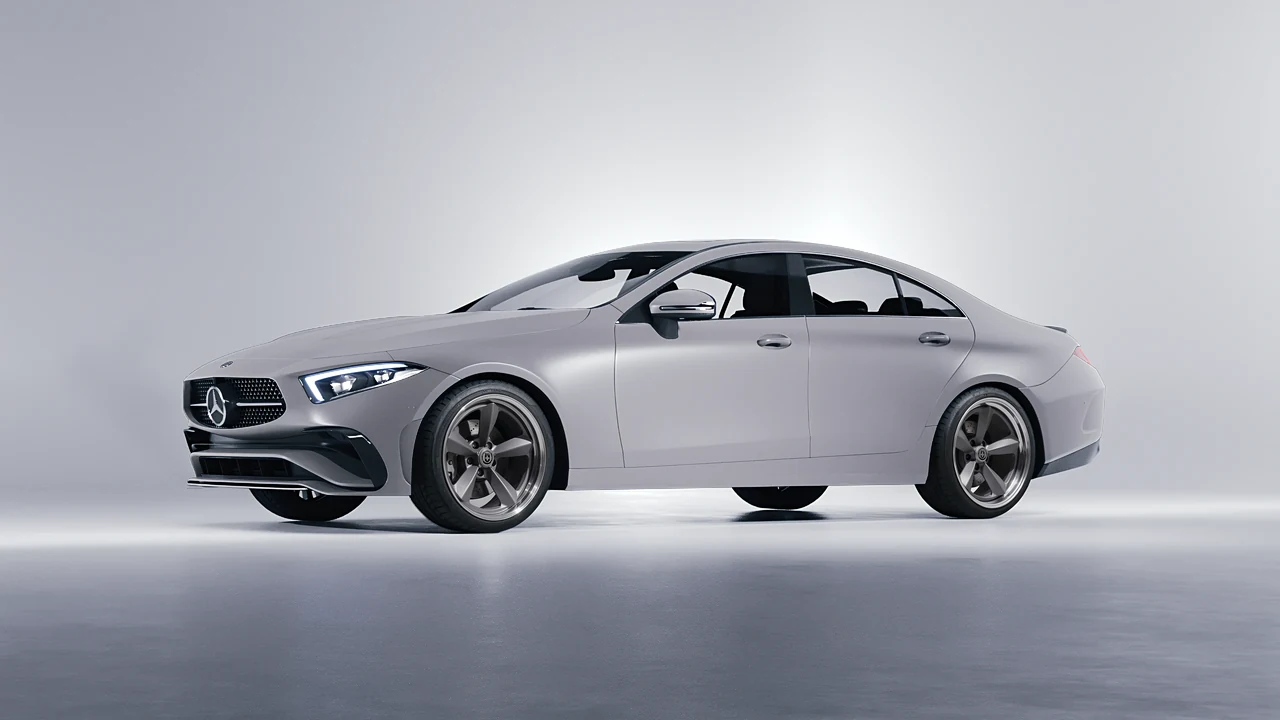 Mercedes-Benz CLS Class 2022 on HRE Performance Wheels 105 forged wheels, front three-quarter view