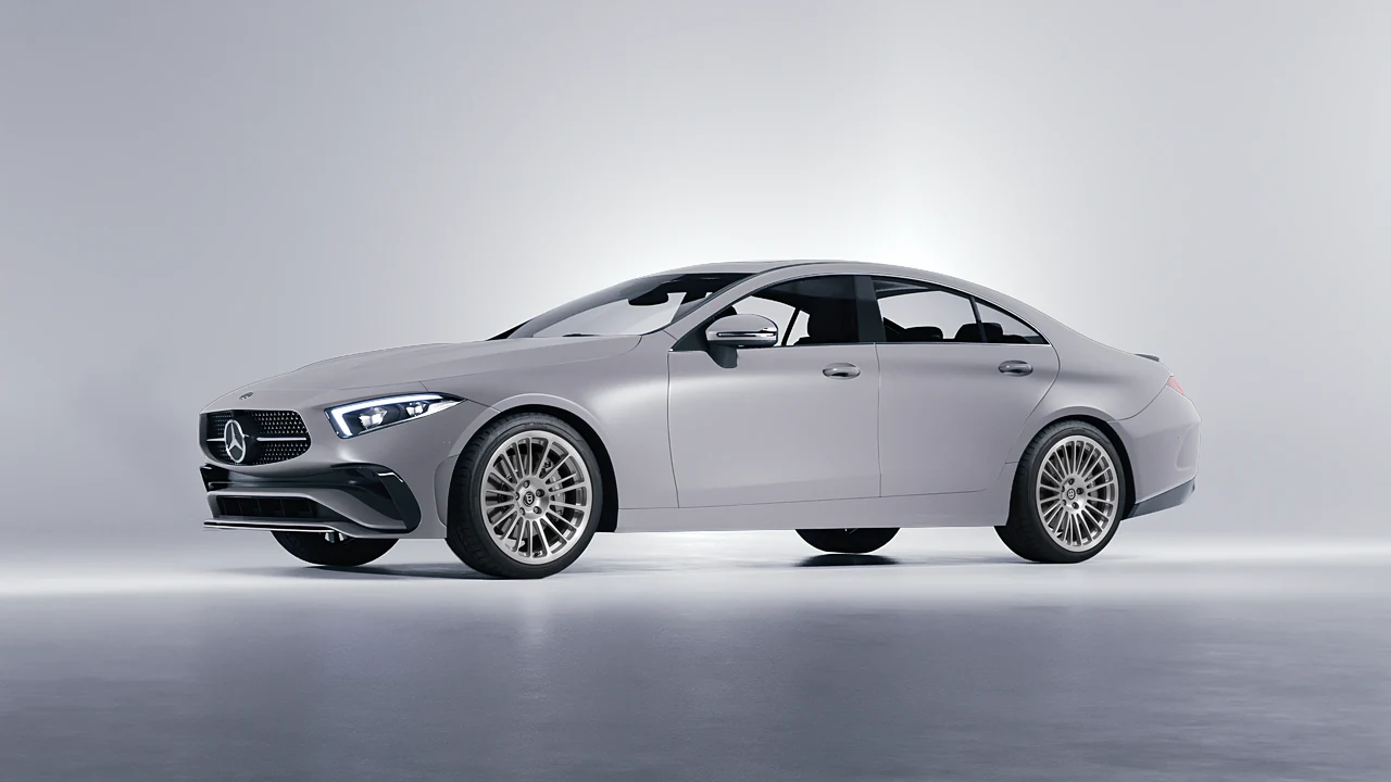 Mercedes-Benz CLS Class 2022 on HRE Performance Wheels 309M forged wheels, front three-quarter view