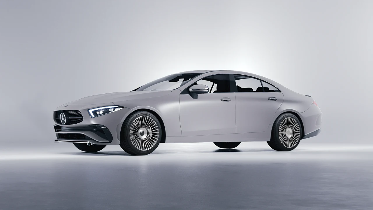 Mercedes-Benz CLS Class 2022 on RDB LA 50 forged wheels, front three-quarter view