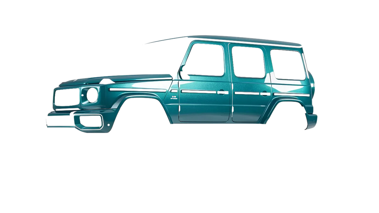 Mercedes-Benz G Class AMG 2025 wrapped in Dynamic Teal Gloss (KPMF K75455), front three-quarter view