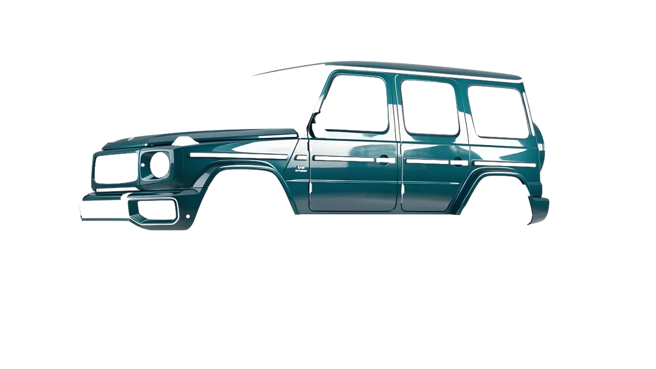 Mercedes-Benz G Class AMG 2025 wrapped in Tidal Teal Gloss (KPMF K75413), front three-quarter view