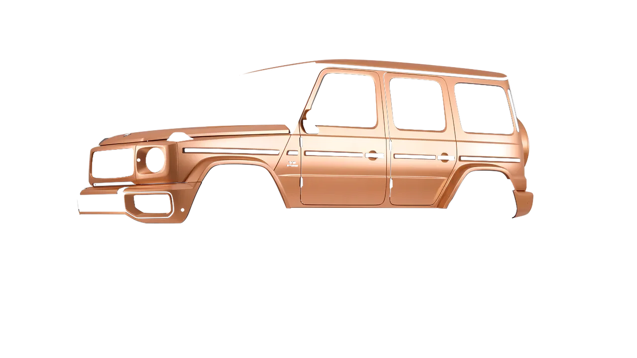 Mercedes-Benz G Class AMG 2025 wrapped in Copper Kiss Matt (ORACAL 970RA-313M), front three-quarter view