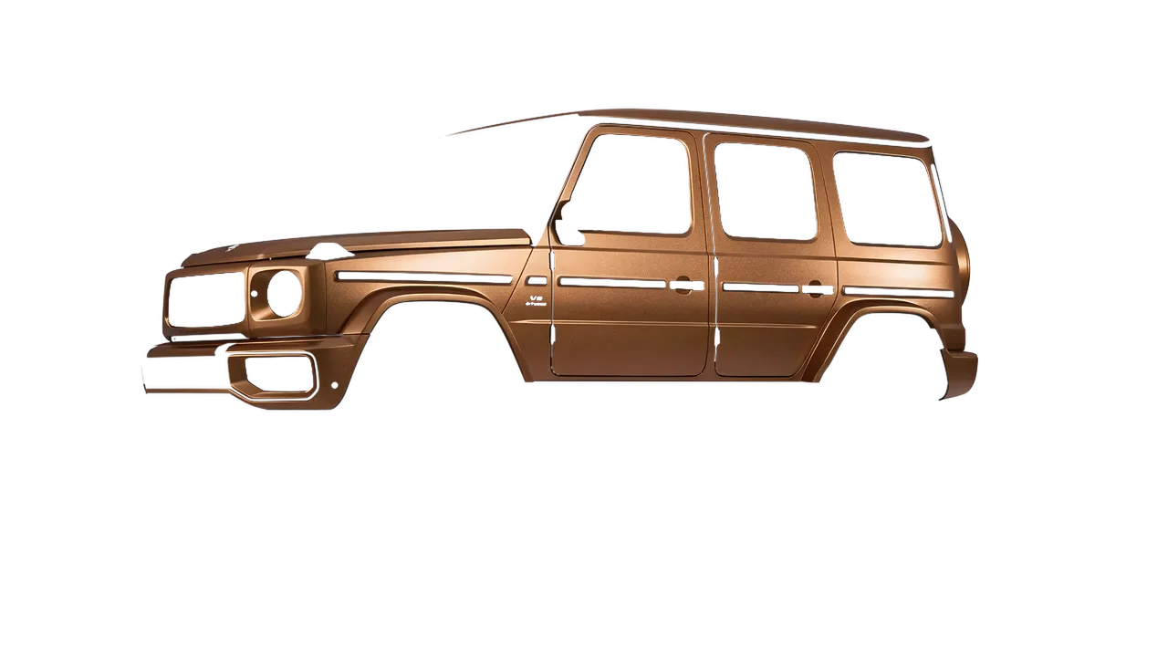 Mercedes-Benz G Class AMG 2025 wrapped in Matt Anodised Bronze (KPMF K75549), front three-quarter view