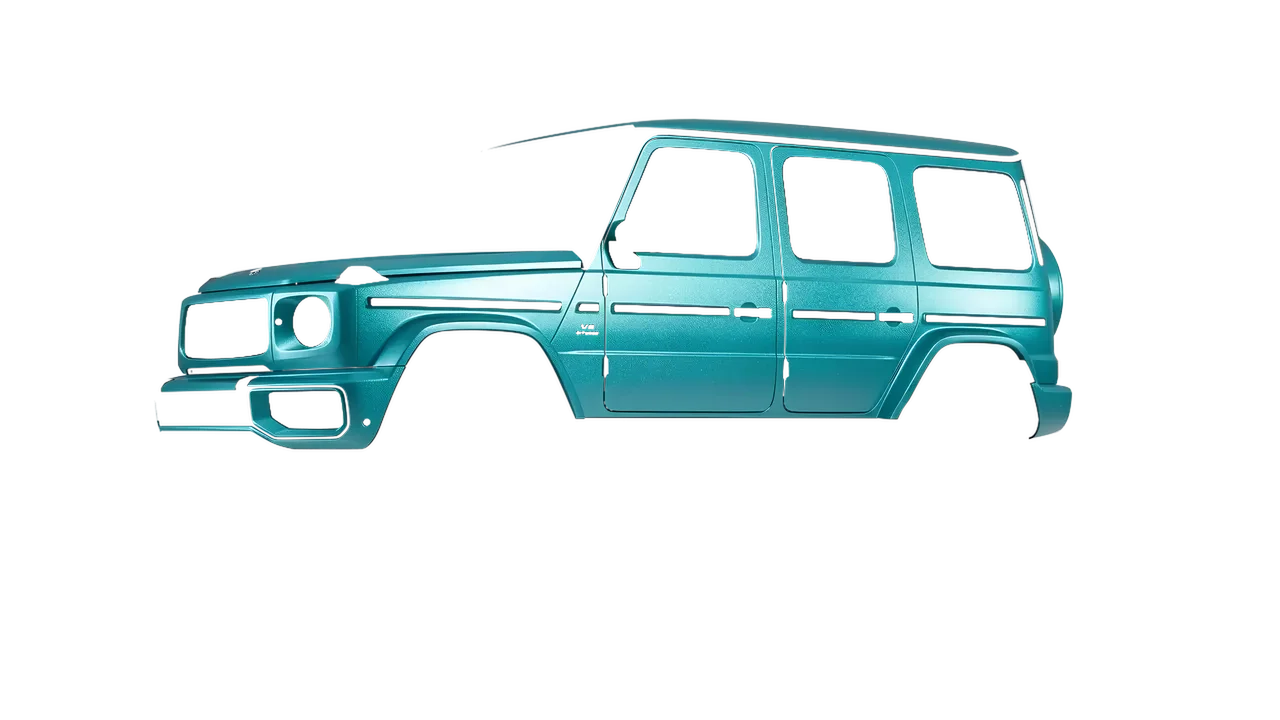 Mercedes-Benz G Class AMG 2025 wrapped in Matt Dynamic Turquoise (KPMF K75511), front three-quarter view
