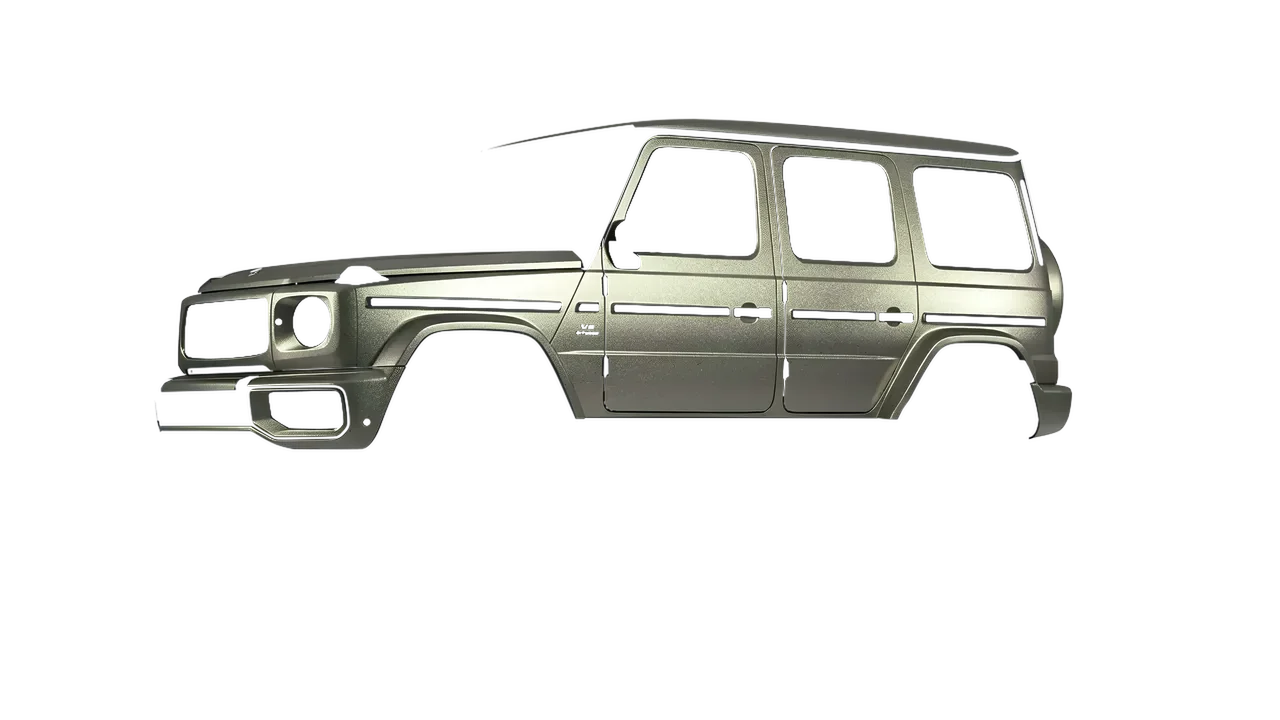 Mercedes-Benz G Class AMG 2025 wrapped in Matt Welsh Slate (KPMF K75550), front three-quarter view