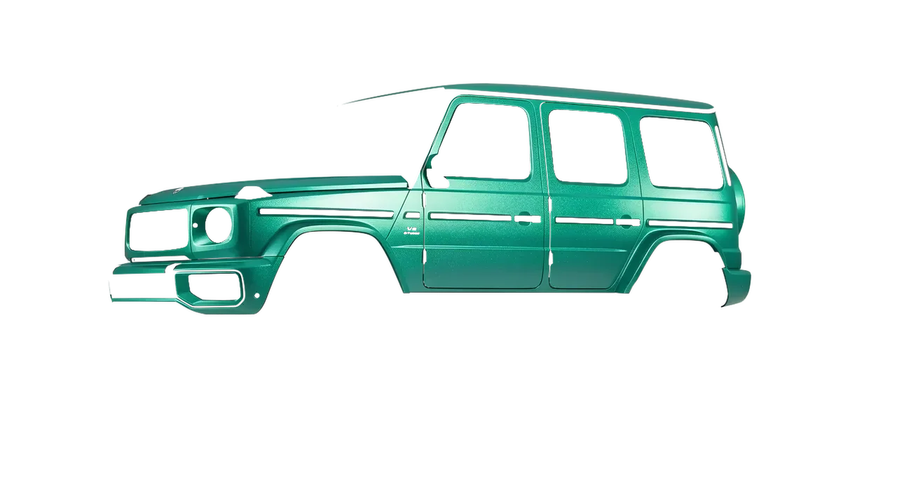 Mercedes-Benz G Class AMG 2025 wrapped in Riviera Rush Matt (ORACAL 970RA-181M), front three-quarter view