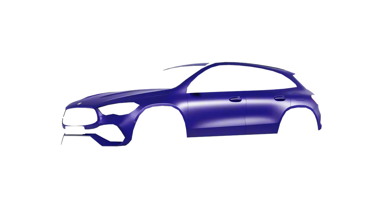 Mercedes-Benz GLA 2020 wrapped in Purple (Avery Dennison SW900-587-D), front three-quarter view