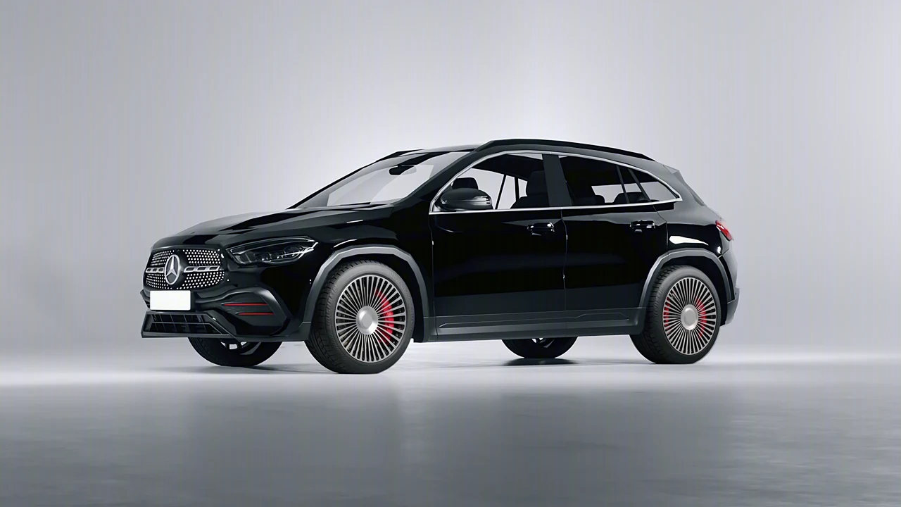 Mercedes-Benz GLA 2020 on RDB LA 50 forged wheels, front three-quarter view