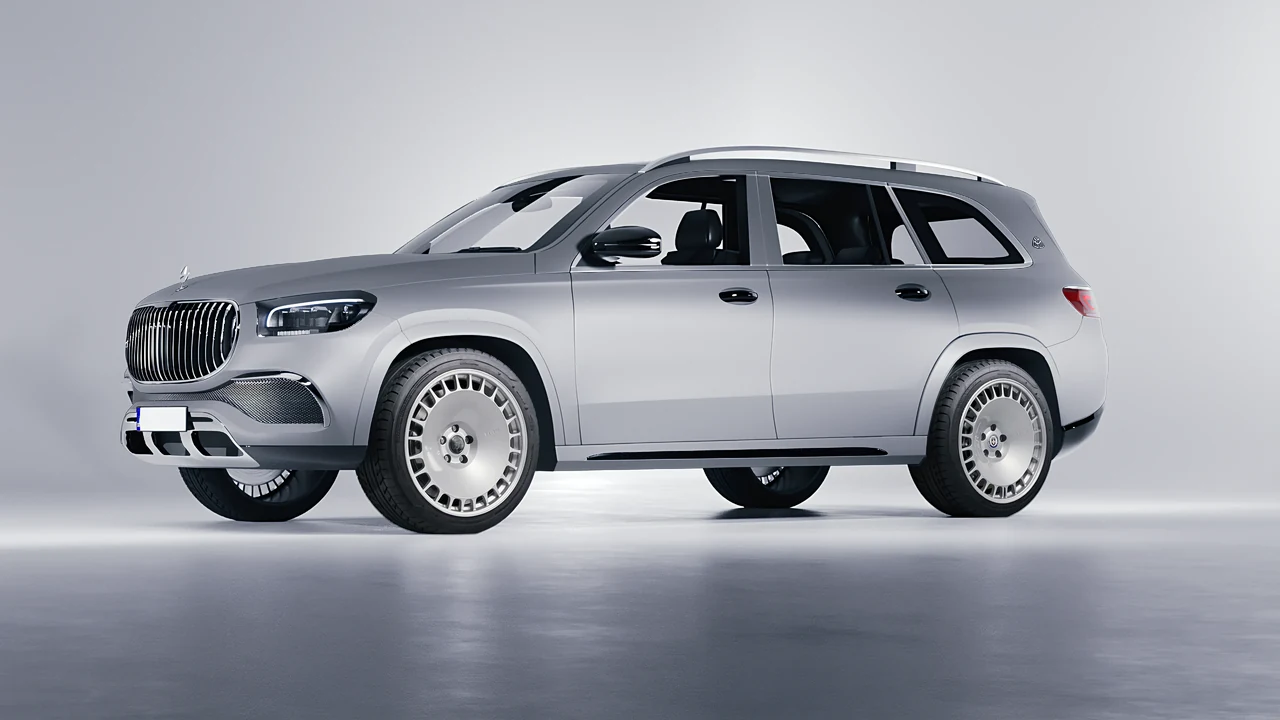 Mercedes-Benz Maybach GLS 2021 on HRE Performance Wheels 935M forged wheels, front three-quarter view