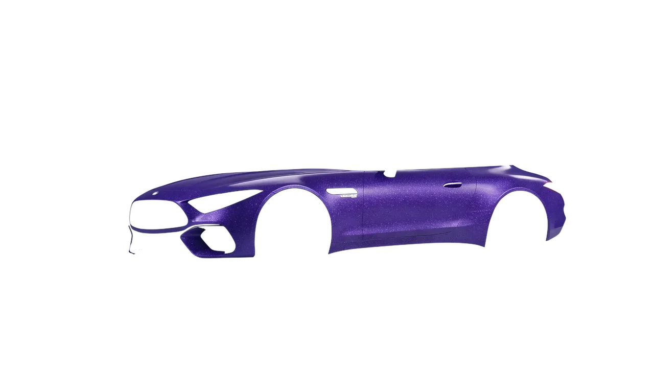 Mercedes-Benz SL Class AMG 2024 wrapped in Purple (Avery Dennison SW900-587-D), front three-quarter view