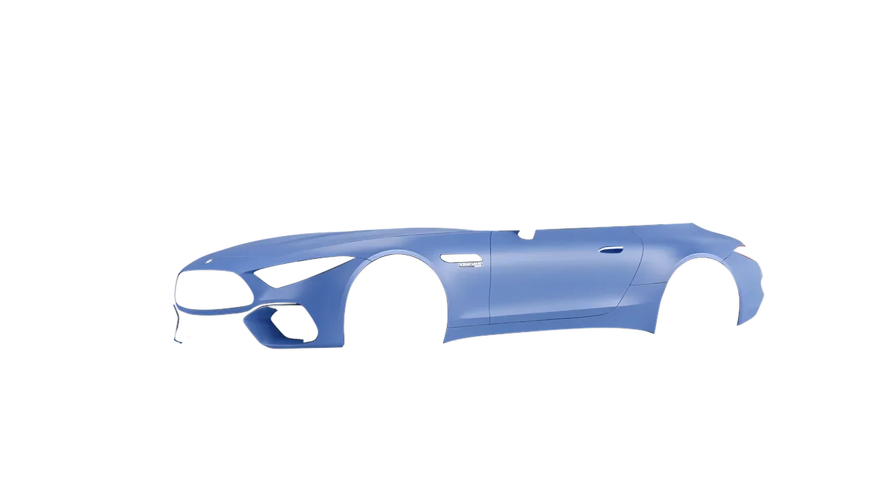 Mercedes-Benz SL Class AMG 2024 wrapped in Dreamline Blue (Avery Dennison SW900-616-O), front three-quarter view