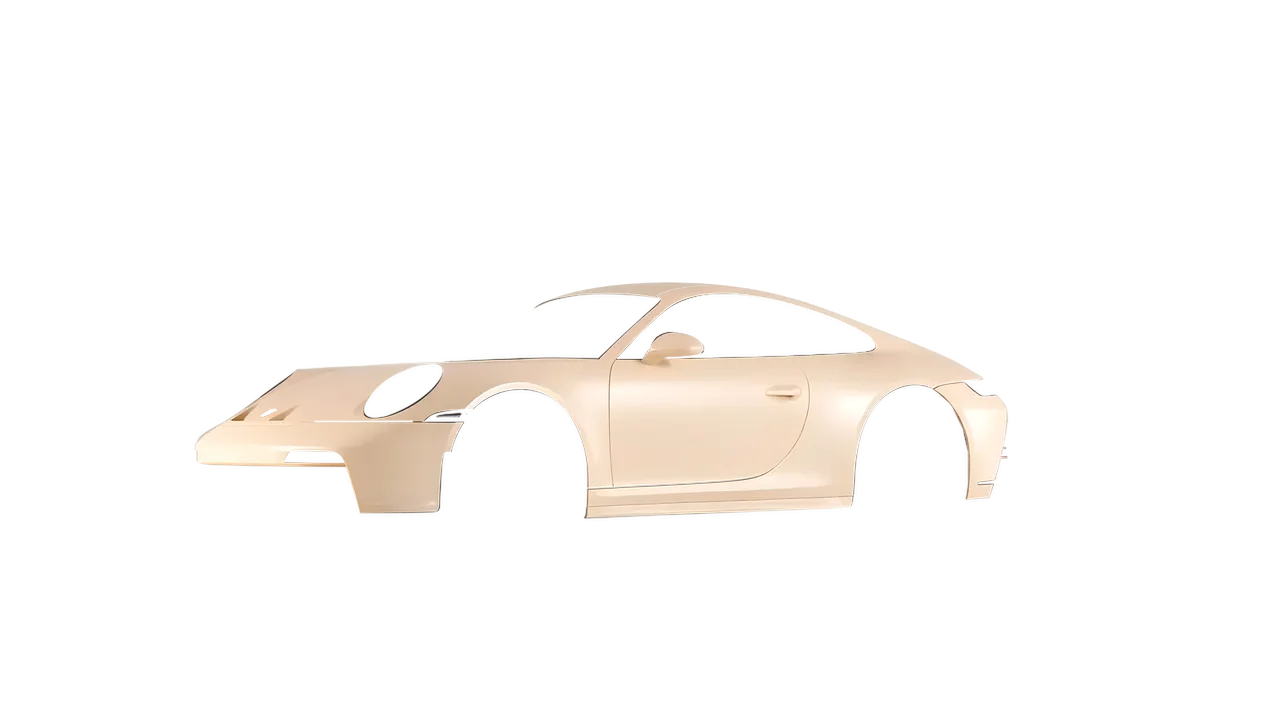 Porsche 911 GT3 Touring 2024 wrapped in Champagne Myst Matt (ORACAL 970RA-996M), front three-quarter view