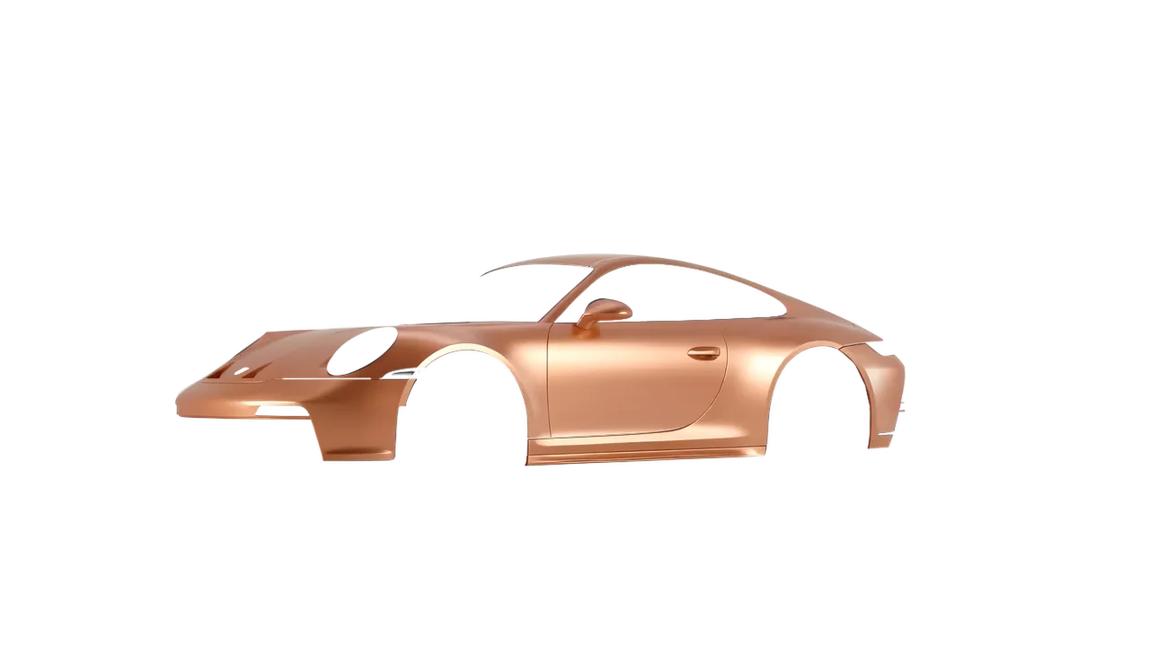 Porsche 911 GT3 Touring 2024 wrapped in Copper Kiss Matt (ORACAL 970RA-313M), front three-quarter view