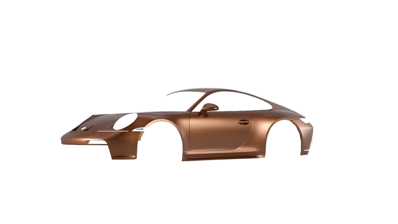 Porsche 911 GT3 Touring 2024 wrapped in Matt Anodised Bronze (KPMF K75549), front three-quarter view