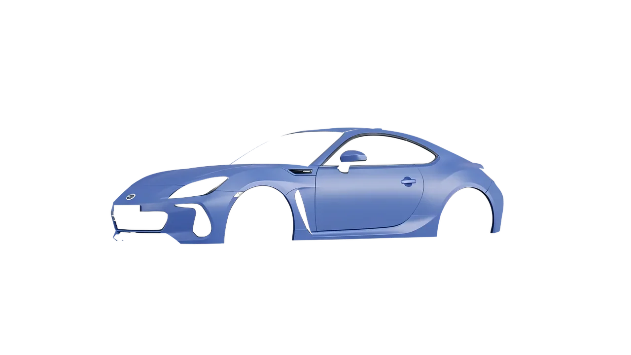 Subaru BRZ 2022 wrapped in Dreamline Blue (Avery Dennison SW900-616-O), front three-quarter view